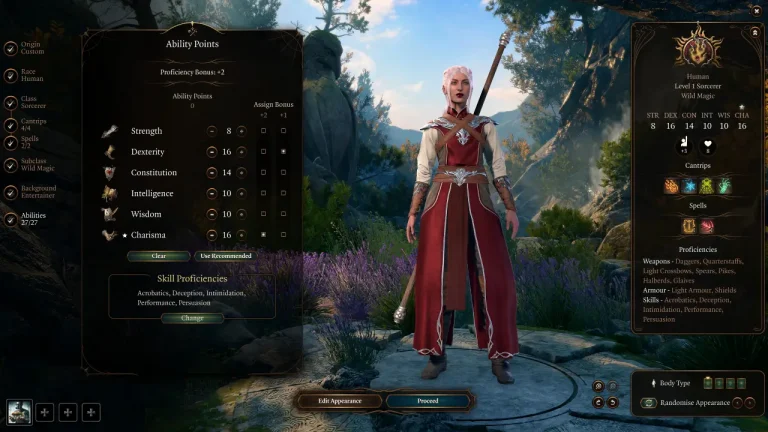 sorcerer build bg3