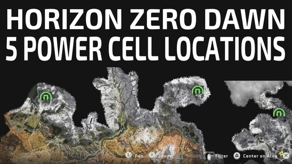 horizon zero dawn power cell locations