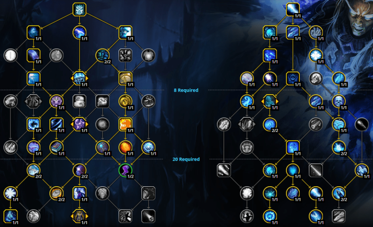 frost mage talents