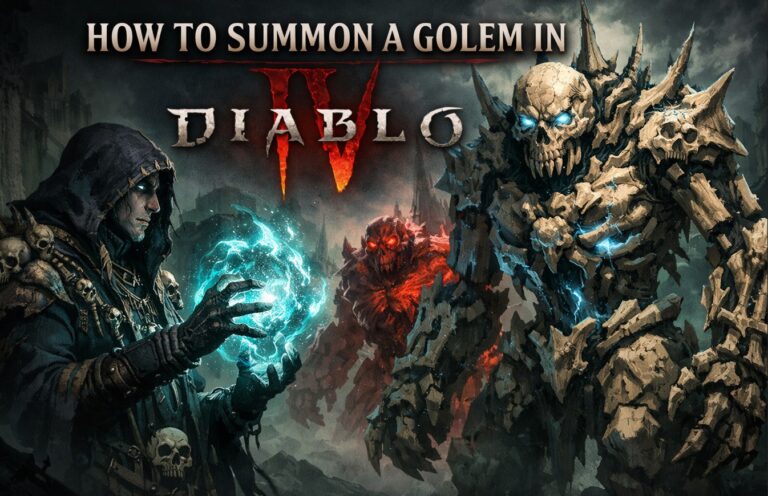 How to Summon Golem in Diablo 4