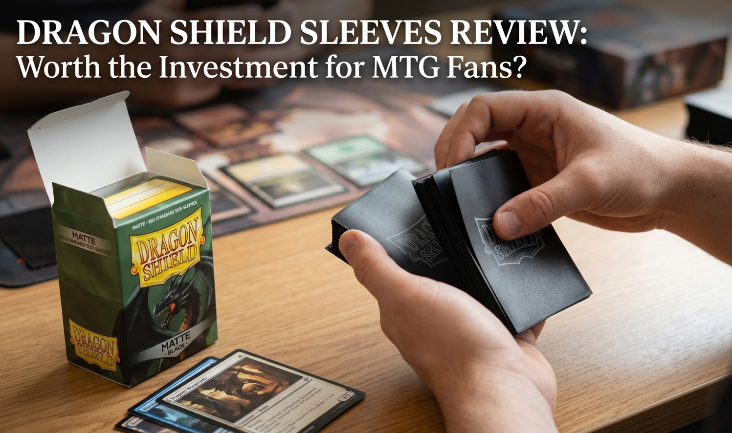 dragon shield card sleeves review - Dual Matte which combine texture Dragon Shield Card Sleeves: Are