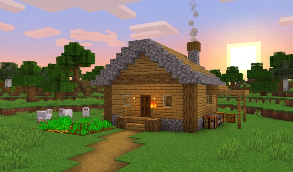 Minecraft Beginner House