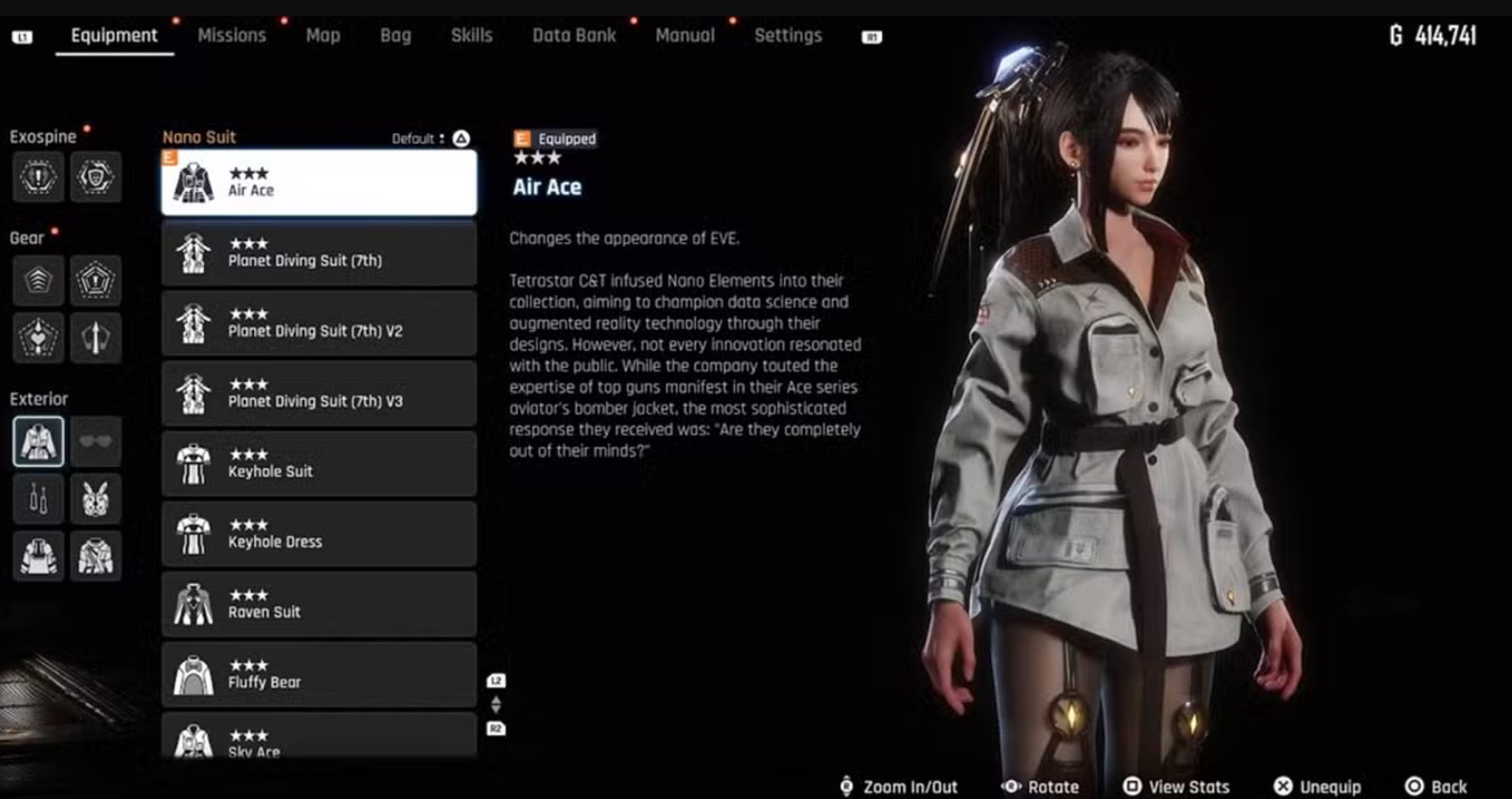 Top Gun Costume in Stellar Blade