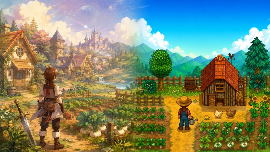Rune Factory 2 vs Stardew Valley