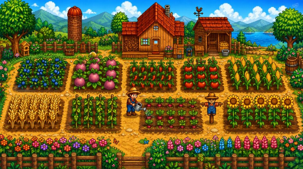 Summer Crops in Stardew Valley