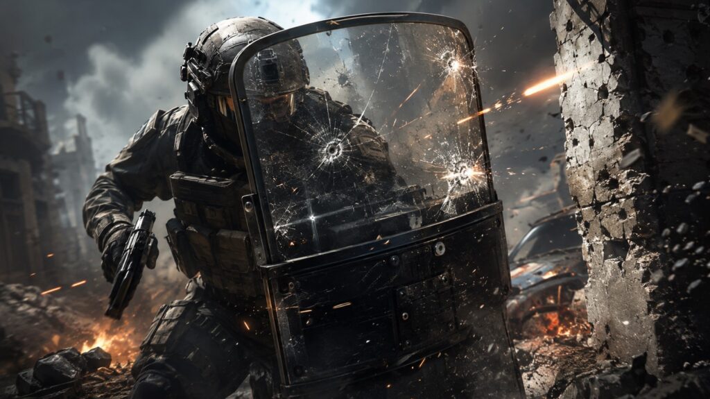 Riot Shield in Call of Duty