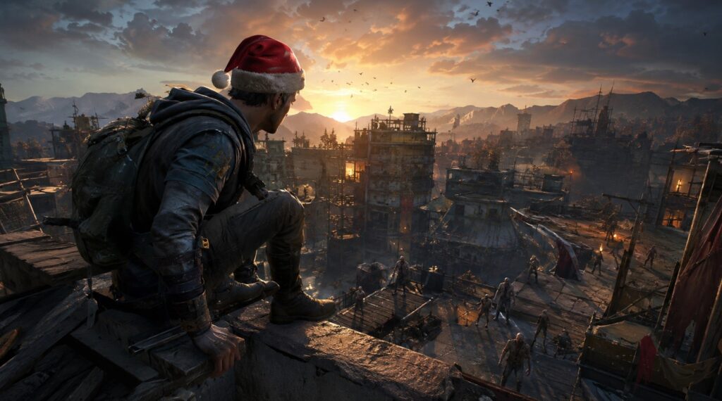 Santa Hat in Dying Light 2