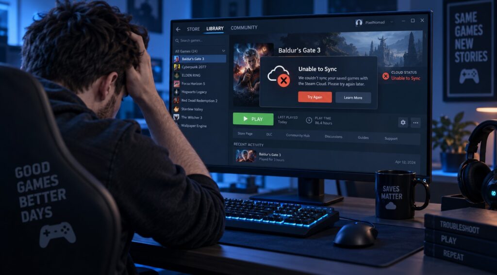 Steam Unable to Sync