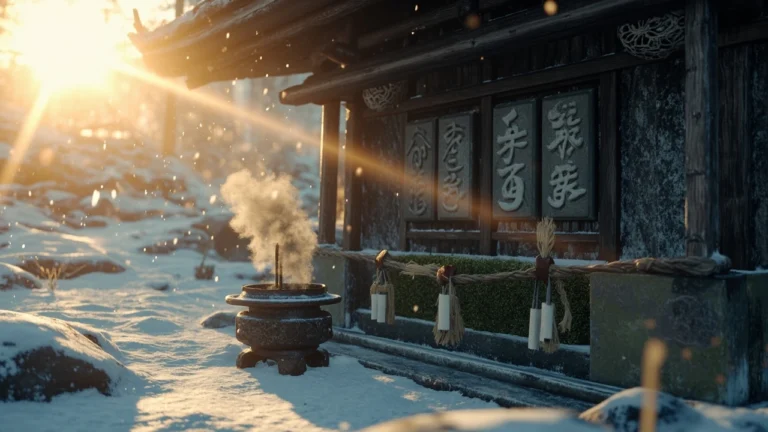Reliquary of Faith shrine puzzle scene from Ghost of Yotei